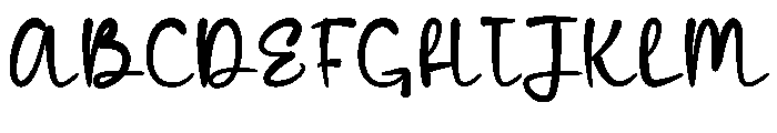 Hilgates Font UPPERCASE