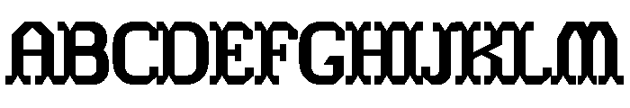 Hillfin Font UPPERCASE