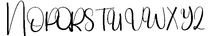 Hilliata Font UPPERCASE