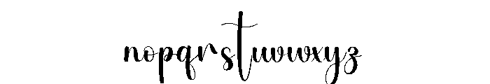 Hilliata Font LOWERCASE