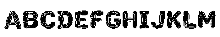Hills Regular Font UPPERCASE