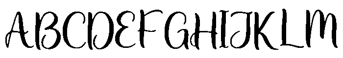 HillyLou Font UPPERCASE
