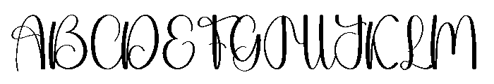 Himalaya Sunflower Font UPPERCASE