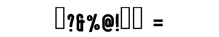 Hindaka Regular Font OTHER CHARS