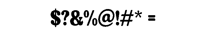 Hindia Typeface Regular Font OTHER CHARS