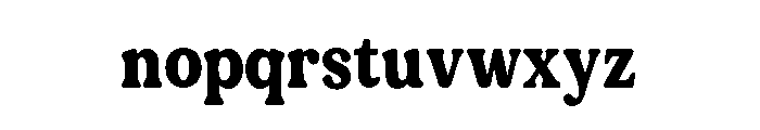 Hindia Typeface Regular Font LOWERCASE