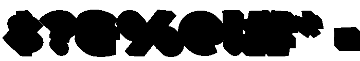 Hindira Extrude Regular Font OTHER CHARS