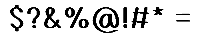 Hippie Hurra Font OTHER CHARS
