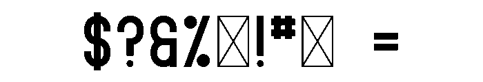 Hippo Display Font OTHER CHARS