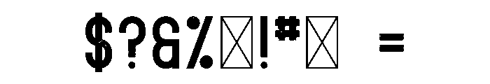 Hippo Rough Font OTHER CHARS