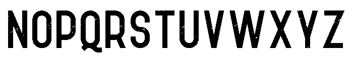 Hippo Rough Font LOWERCASE