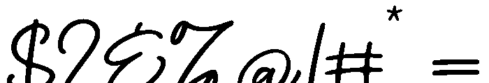 Hiragenda Regular Font OTHER CHARS