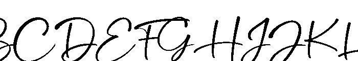 Hiragenda Regular Font UPPERCASE