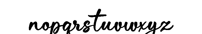Hiragenda Regular Font LOWERCASE