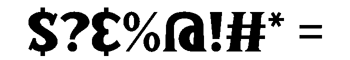 Hired Font OTHER CHARS
