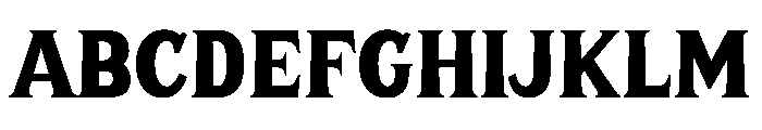 Hired Font UPPERCASE