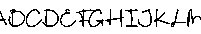 Hisana Font UPPERCASE