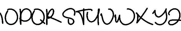 Hisana Font UPPERCASE