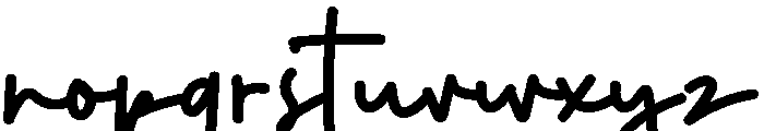 Hisana Font LOWERCASE