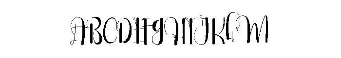 Hisbiscus Font UPPERCASE