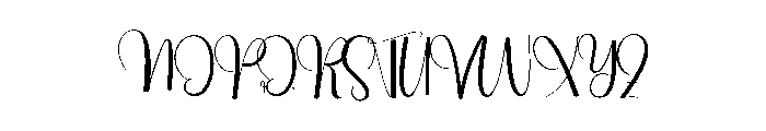 Hisbiscus Font UPPERCASE