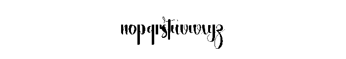 Hisbiscus Font LOWERCASE