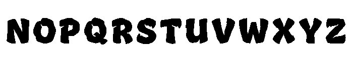 Hispa Regular Font LOWERCASE