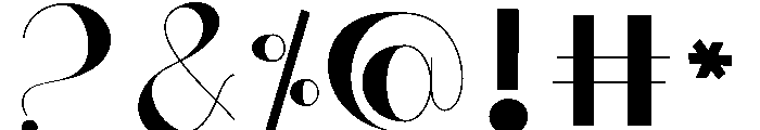 HistoriScript Font OTHER CHARS