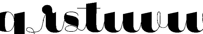 HistoriScript Font LOWERCASE