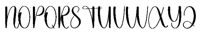 History Calligraphy Font UPPERCASE