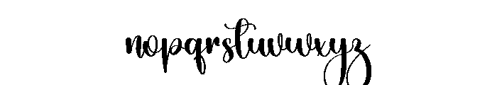 History Calligraphy Font LOWERCASE