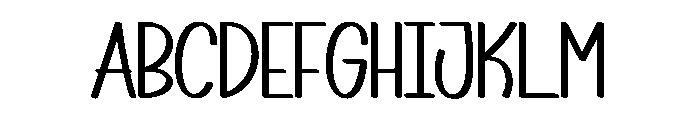 History Holiday Font UPPERCASE