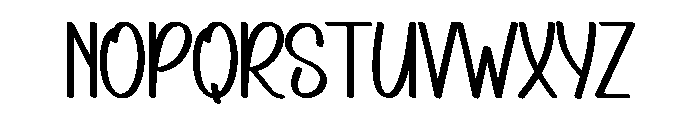 History Holiday Font UPPERCASE
