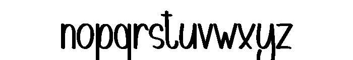 History Holiday Font LOWERCASE