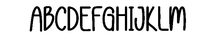 History January Font UPPERCASE