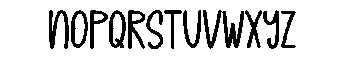 History January Font UPPERCASE