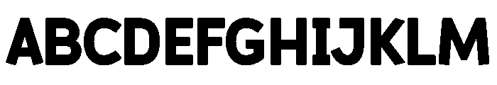 History Timeline Font UPPERCASE