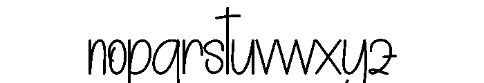 History Wonderful Font LOWERCASE