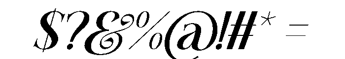 History of Miracles Italic Italic Font OTHER CHARS