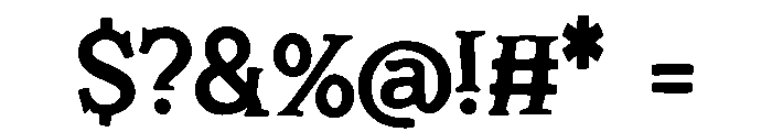 HistoryBook Font OTHER CHARS