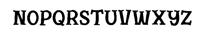 HistoryBook Font LOWERCASE