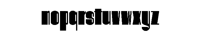 Hitrogent ExtBlk UltCond Font LOWERCASE