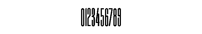 Hitrogent ExtLt UltCond Font OTHER CHARS
