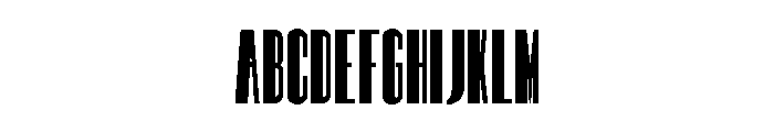 Hitrogent Med UltCond Font UPPERCASE