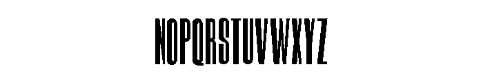 Hitrogent UltCond Regular Font UPPERCASE
