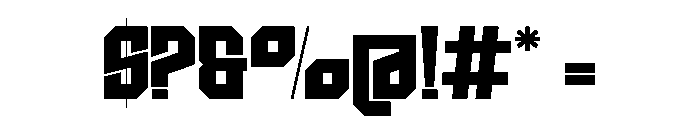 Hiyuga Regular Font OTHER CHARS
