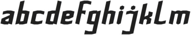 HIGH CONSEQUENCES Bold Italic otf (700) Font LOWERCASE