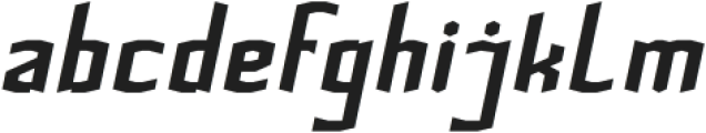 HIGH CONSEQUENCES Italic otf (400) Font LOWERCASE