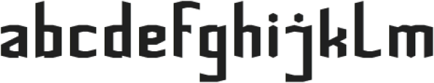 HIGH CONSEQUENCES otf (400) Font LOWERCASE