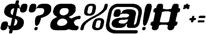 HIGH ENERGY Italic otf (400) Font OTHER CHARS